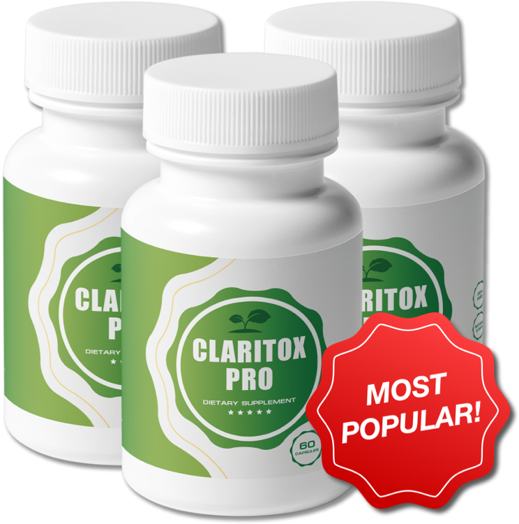 Claritox Pro 3 Bottles with banner